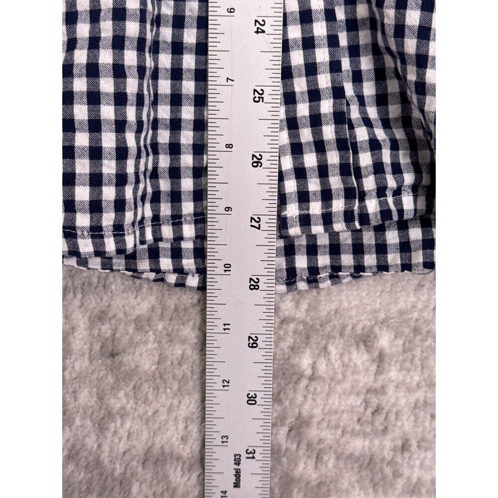 Emerson Fry Black and White Gingham Button-Down Shirt - Picture 6 of 8
